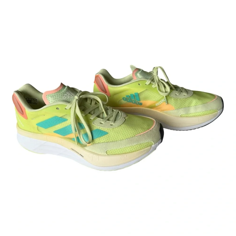 Adidas Adizero Boston 10 Running Sneakers, Women’s 10 - Picture 3 of 11